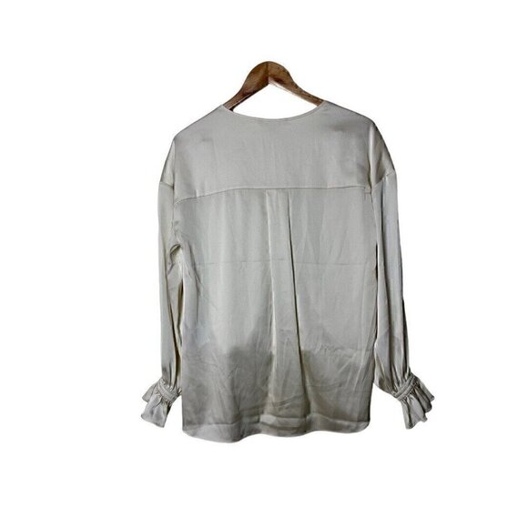 All Saints Penny Blouse Top Cream US 2 UK 6 - Picture 4 of 7
